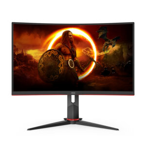 MONITOR AOC C27G2ZU/BK  Black-Red VA, Zakrivljeni.16:9, 1920x1080, 240Hz, 1ms, 300 cd/m2, 3000:1, HDMI*2, DP, USBhub, zvučnici,Tilt, HA. Swivel